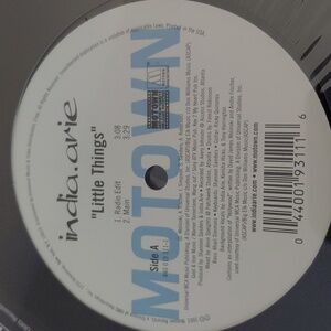 India Arie Little Things X 4 Mixes Dj Acapella 12in Factory Sealed Original Mint